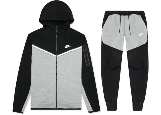 Black  and Grey Nike Tech